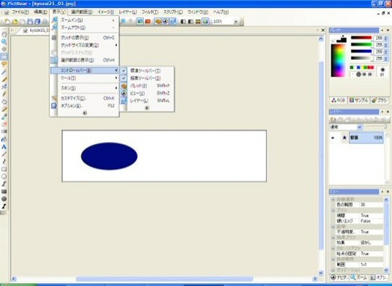 image16_01.jpg PictBear の標準的な作業画面